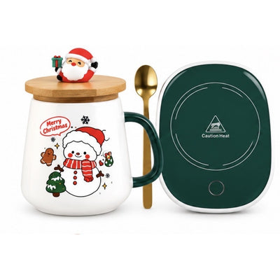 Holly & Hearth Holiday Mug & Warmer Set