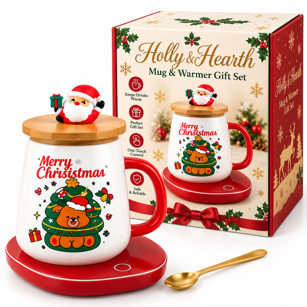 Christmas mug gift set with its festive packaging